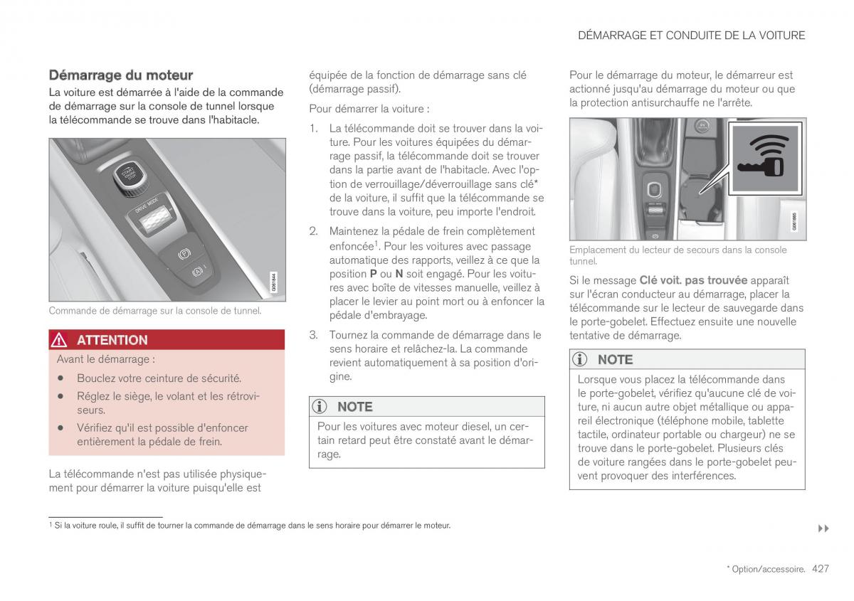 Volvo XC60 II 2 manuel du proprietaire / page 429