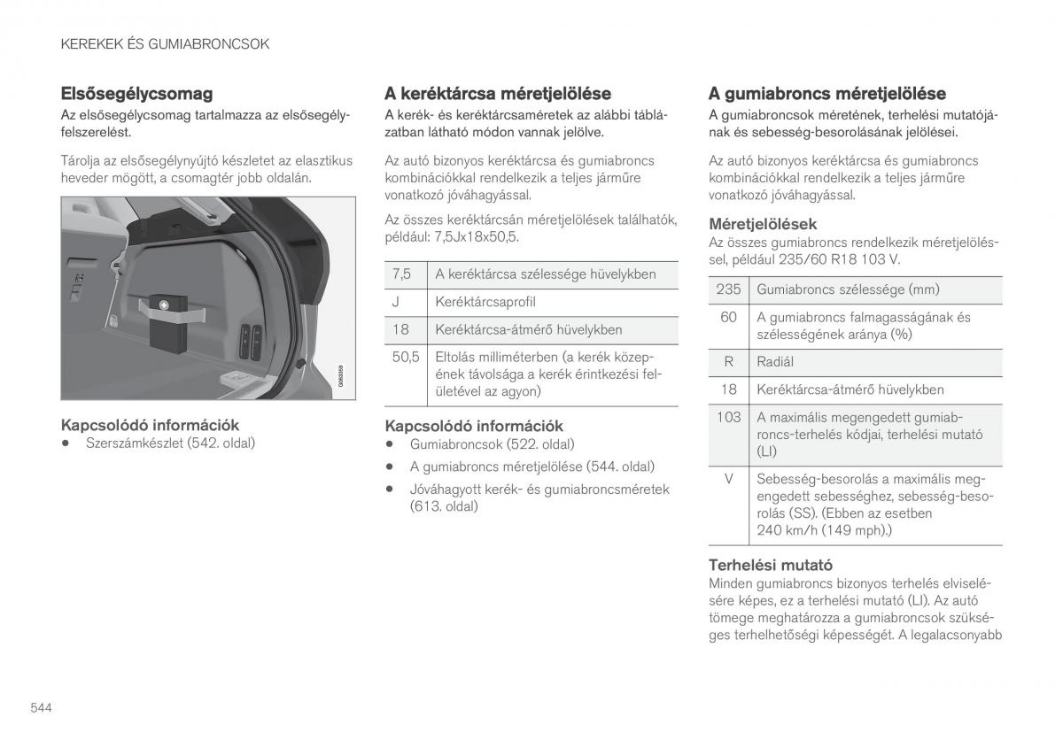 Volvo XC60 II 2 Kezelesi utmutato / page 546