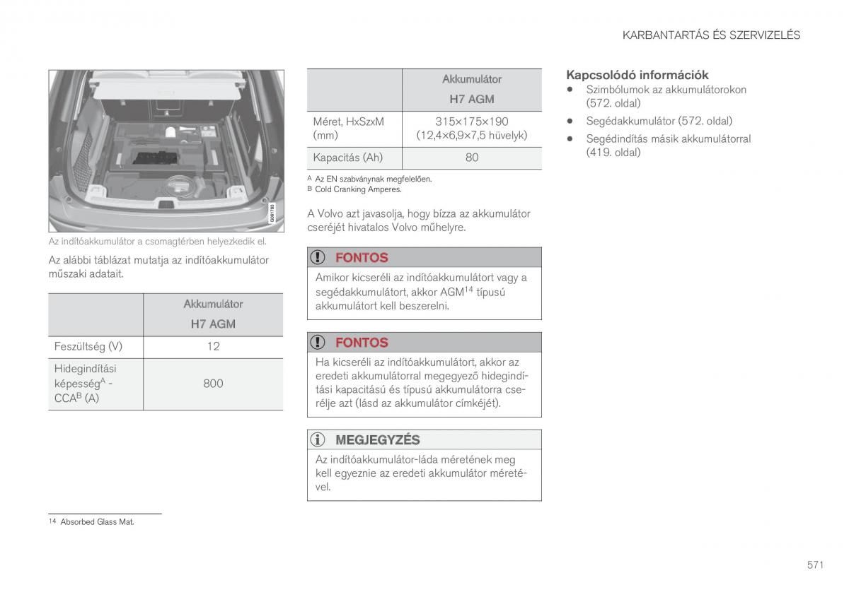 Volvo XC60 II 2 Kezelesi utmutato / page 573