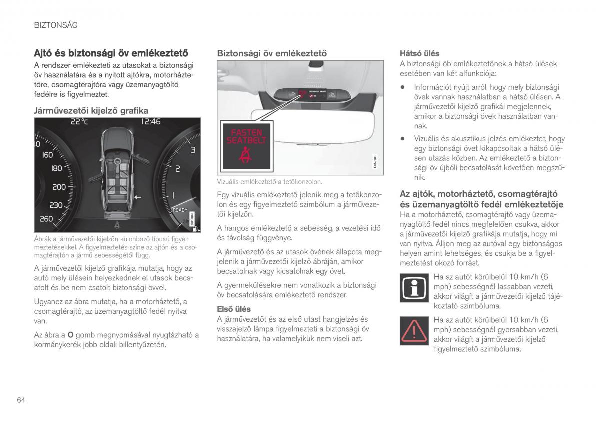 Volvo XC60 II 2 Kezelesi utmutato / page 66