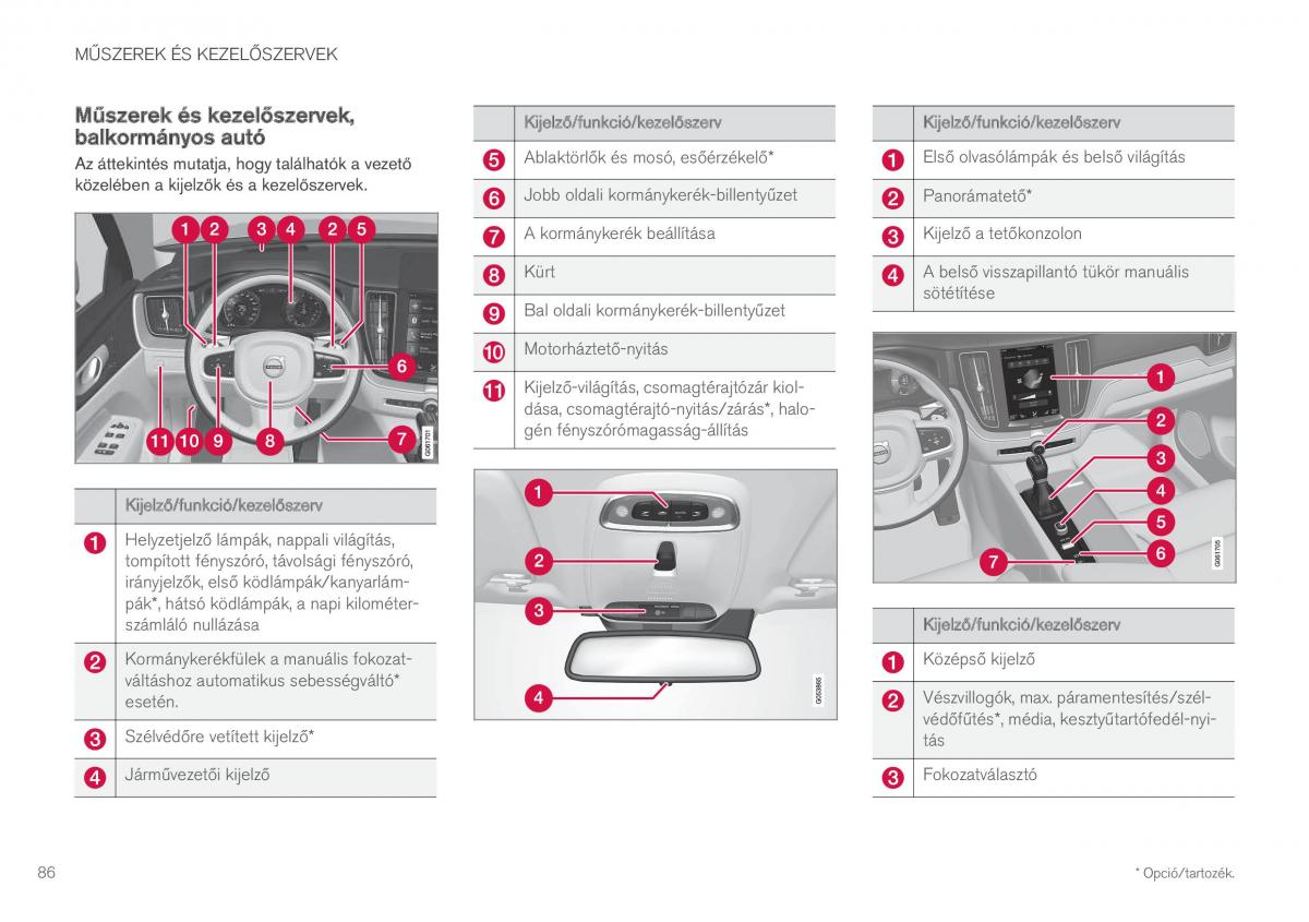 Volvo XC60 II 2 Kezelesi utmutato / page 88