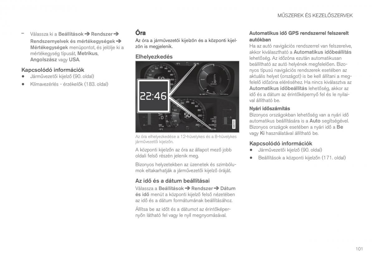 Volvo XC60 II 2 Kezelesi utmutato / page 103