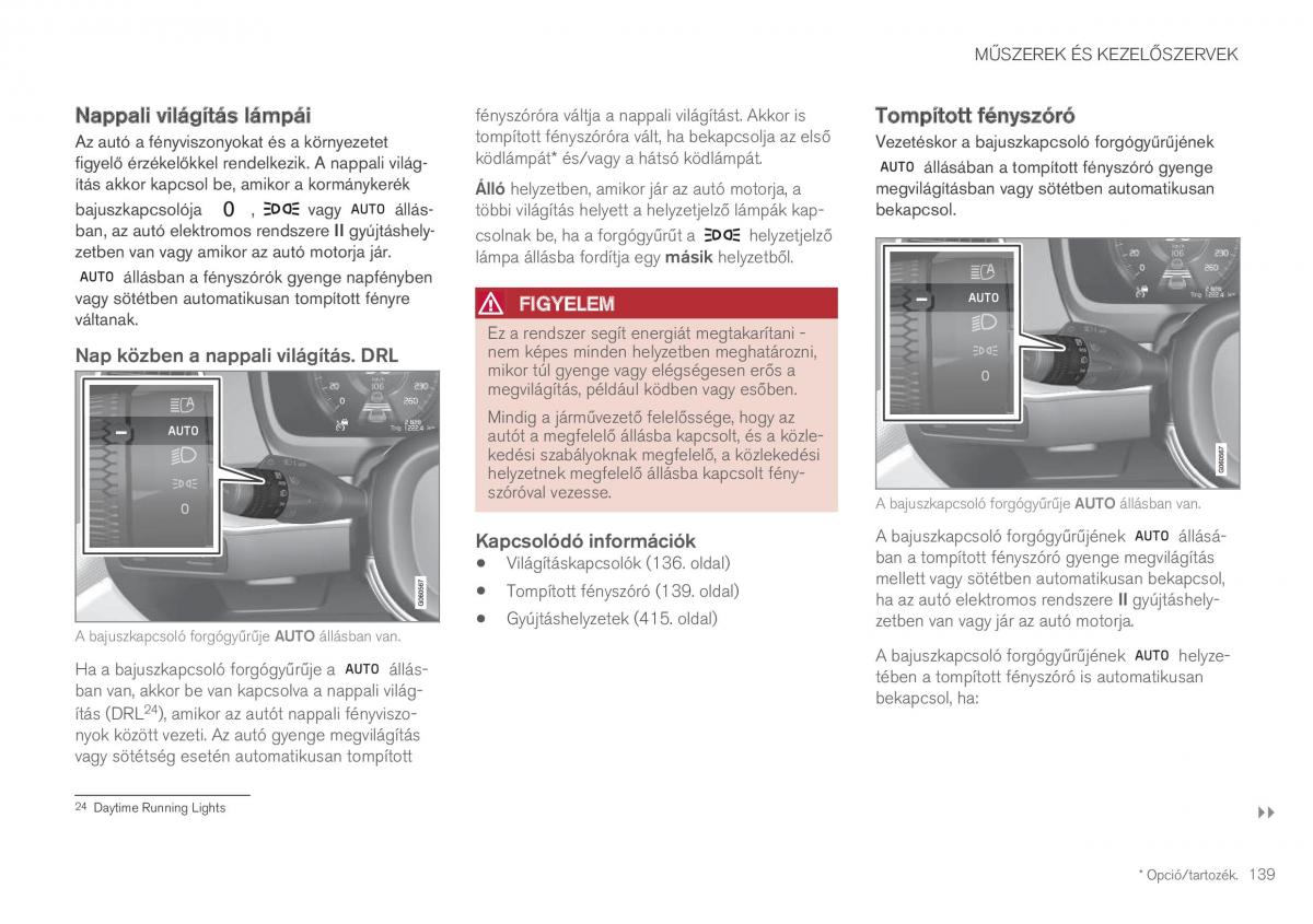 Volvo XC60 II 2 Kezelesi utmutato / page 141