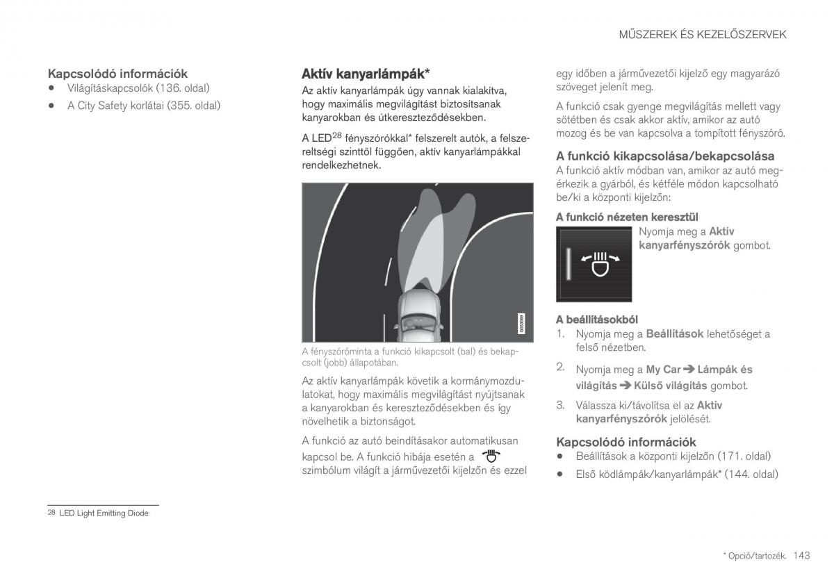 Volvo XC60 II 2 Kezelesi utmutato / page 145