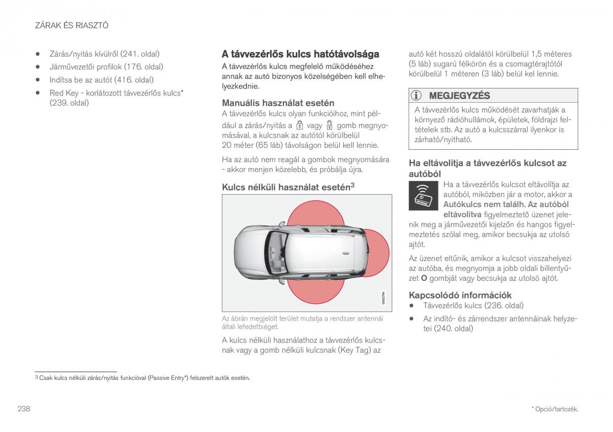 Volvo XC60 II 2 Kezelesi utmutato / page 240