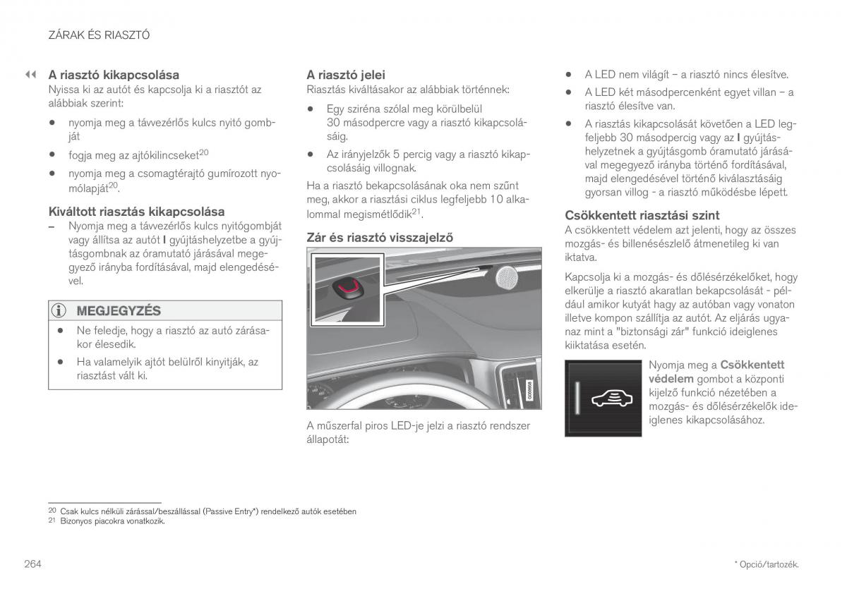 Volvo XC60 II 2 Kezelesi utmutato / page 266