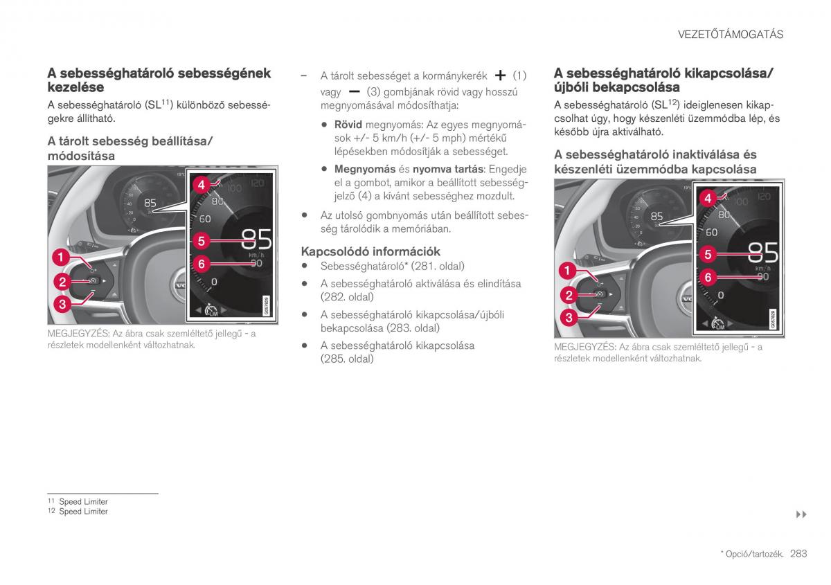 Volvo XC60 II 2 Kezelesi utmutato / page 285