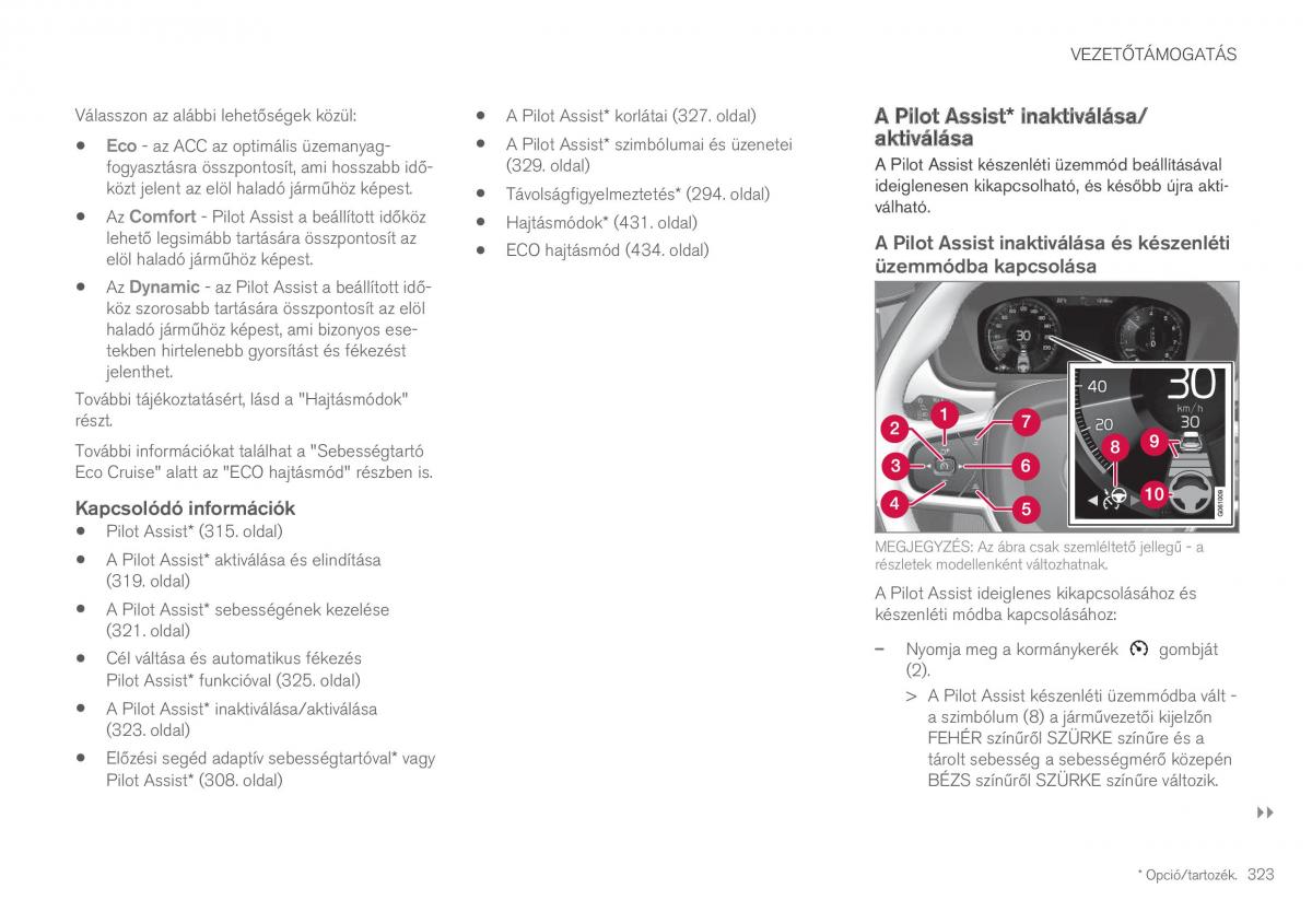 Volvo XC60 II 2 Kezelesi utmutato / page 325