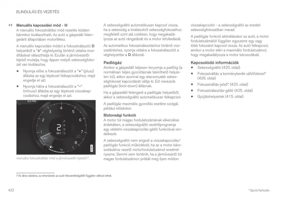 Volvo XC60 II 2 Kezelesi utmutato / page 424