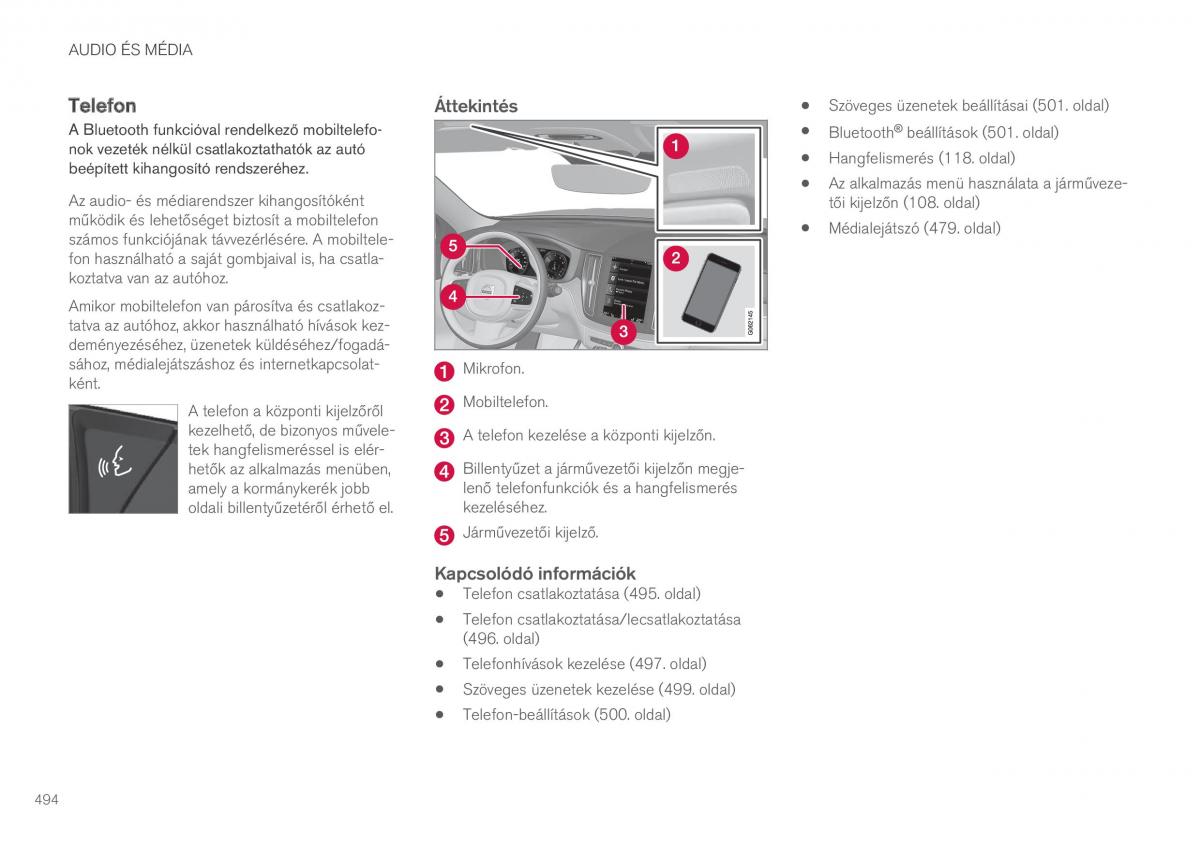 Volvo XC60 II 2 Kezelesi utmutato / page 496