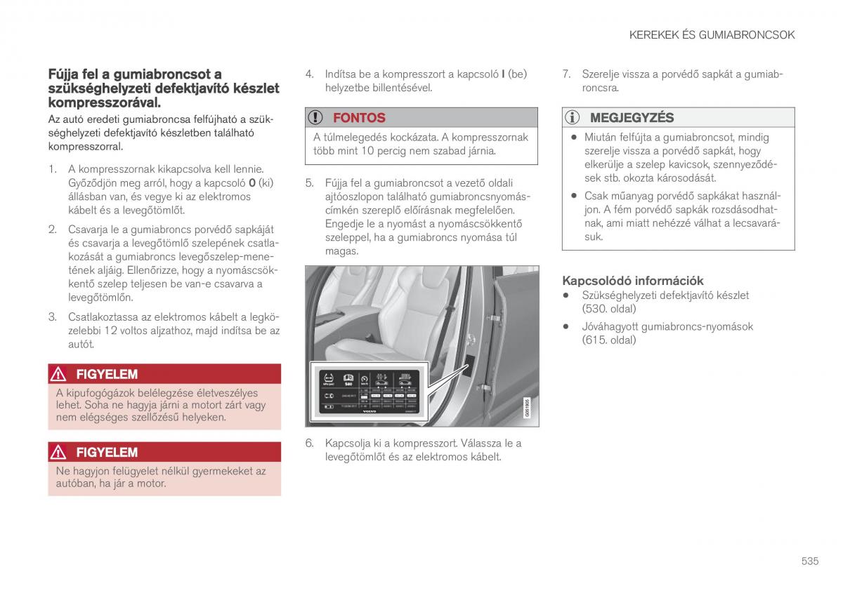 Volvo XC60 II 2 Kezelesi utmutato / page 537