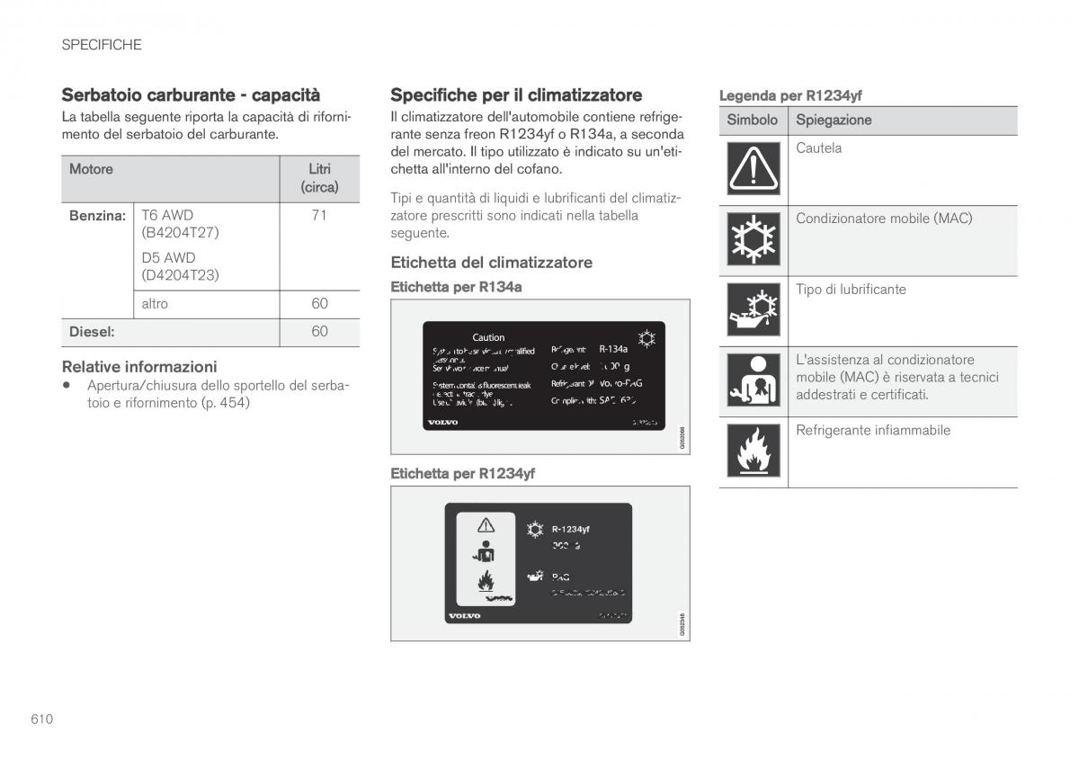 Volvo XC60 II 2 manuale del proprietario / page 612