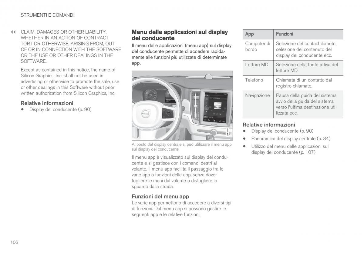 Volvo XC60 II 2 manuale del proprietario / page 108