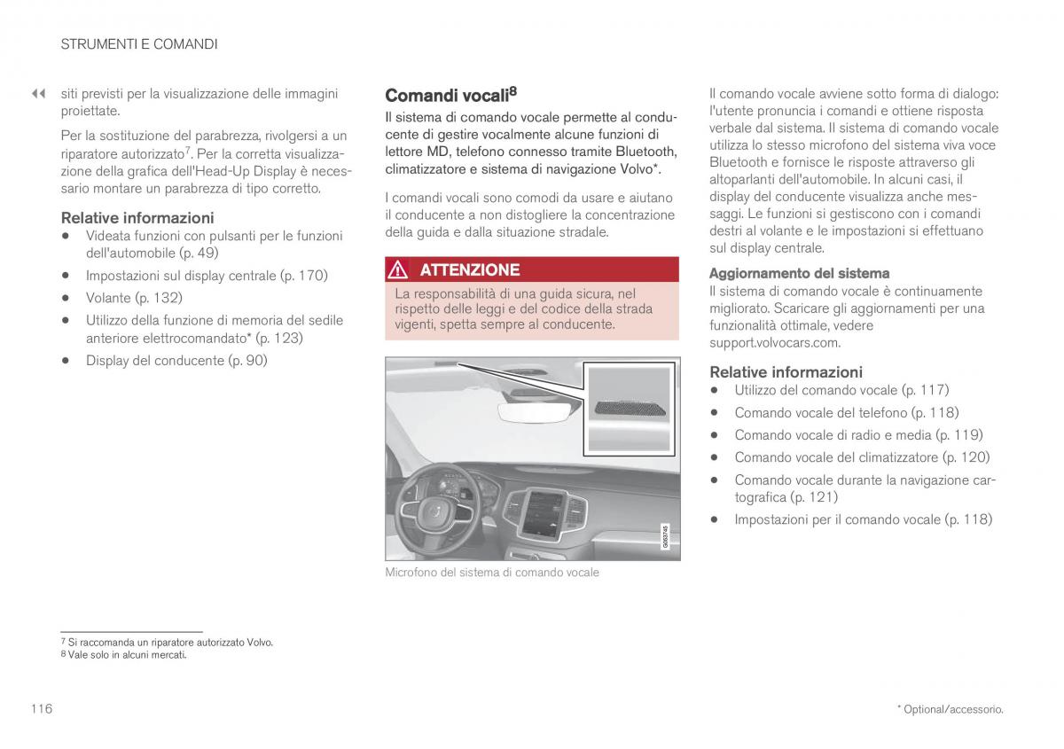 Volvo XC60 II 2 manuale del proprietario / page 118