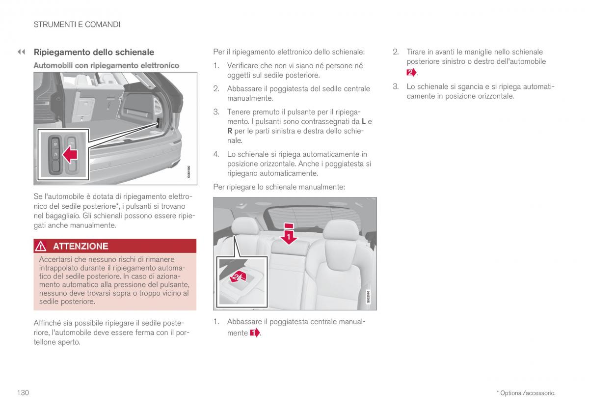 Volvo XC60 II 2 manuale del proprietario / page 132