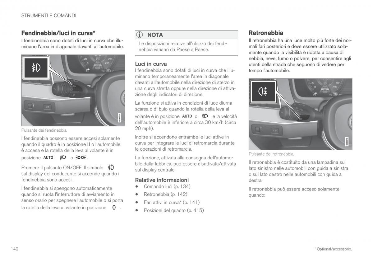 Volvo XC60 II 2 manuale del proprietario / page 144