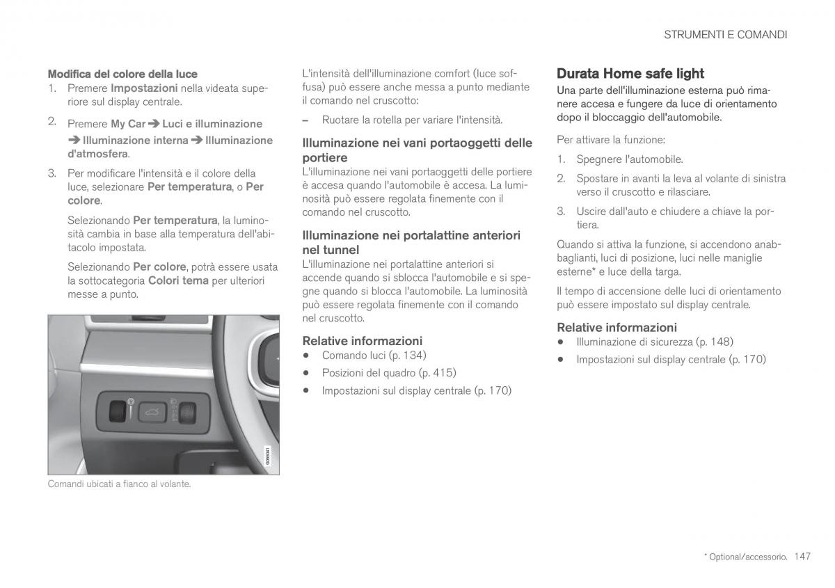 Volvo XC60 II 2 manuale del proprietario / page 149