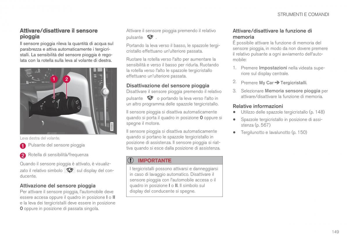 Volvo XC60 II 2 manuale del proprietario / page 151