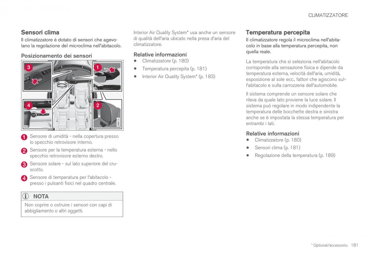 Volvo XC60 II 2 manuale del proprietario / page 183