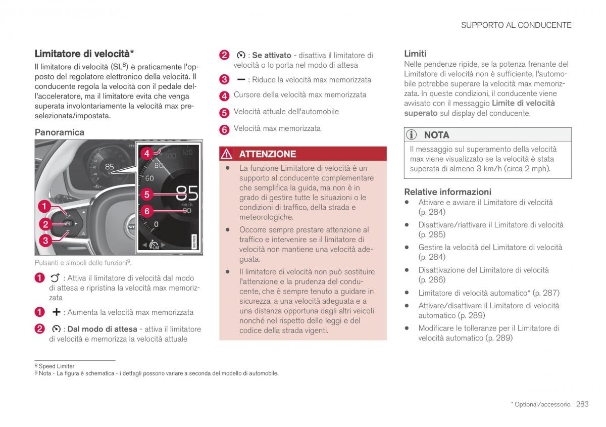 Volvo XC60 II 2 manuale del proprietario / page 285