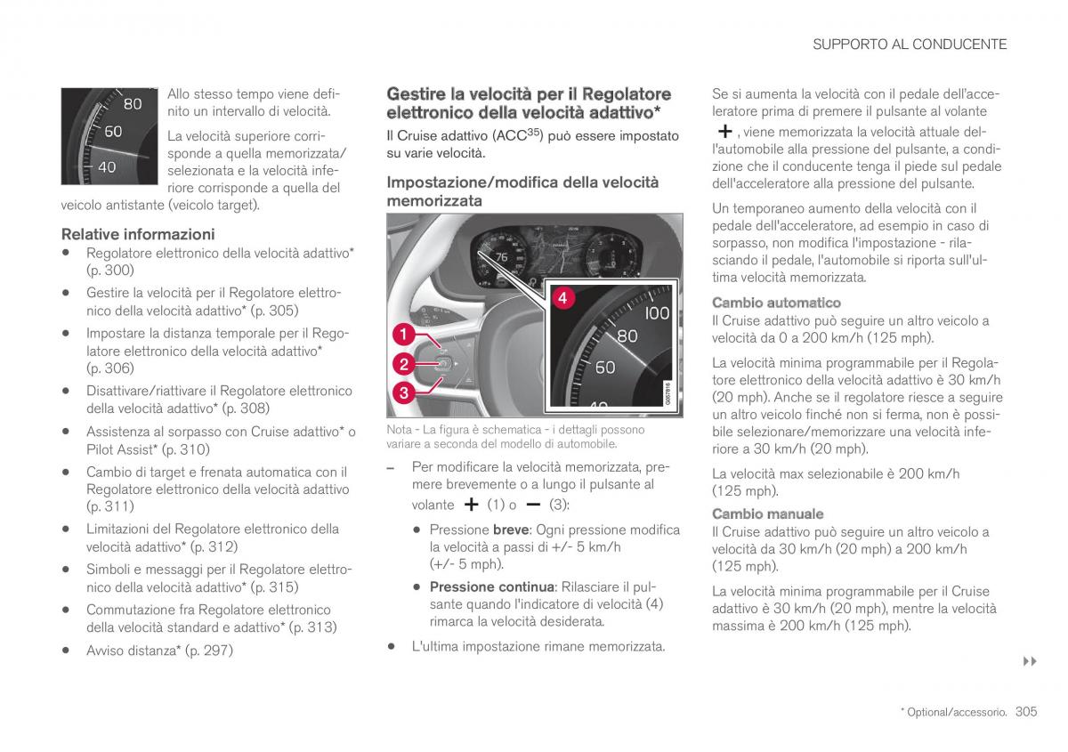 Volvo XC60 II 2 manuale del proprietario / page 307