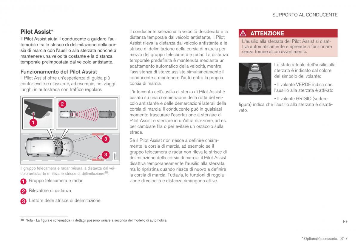 Volvo XC60 II 2 manuale del proprietario / page 319