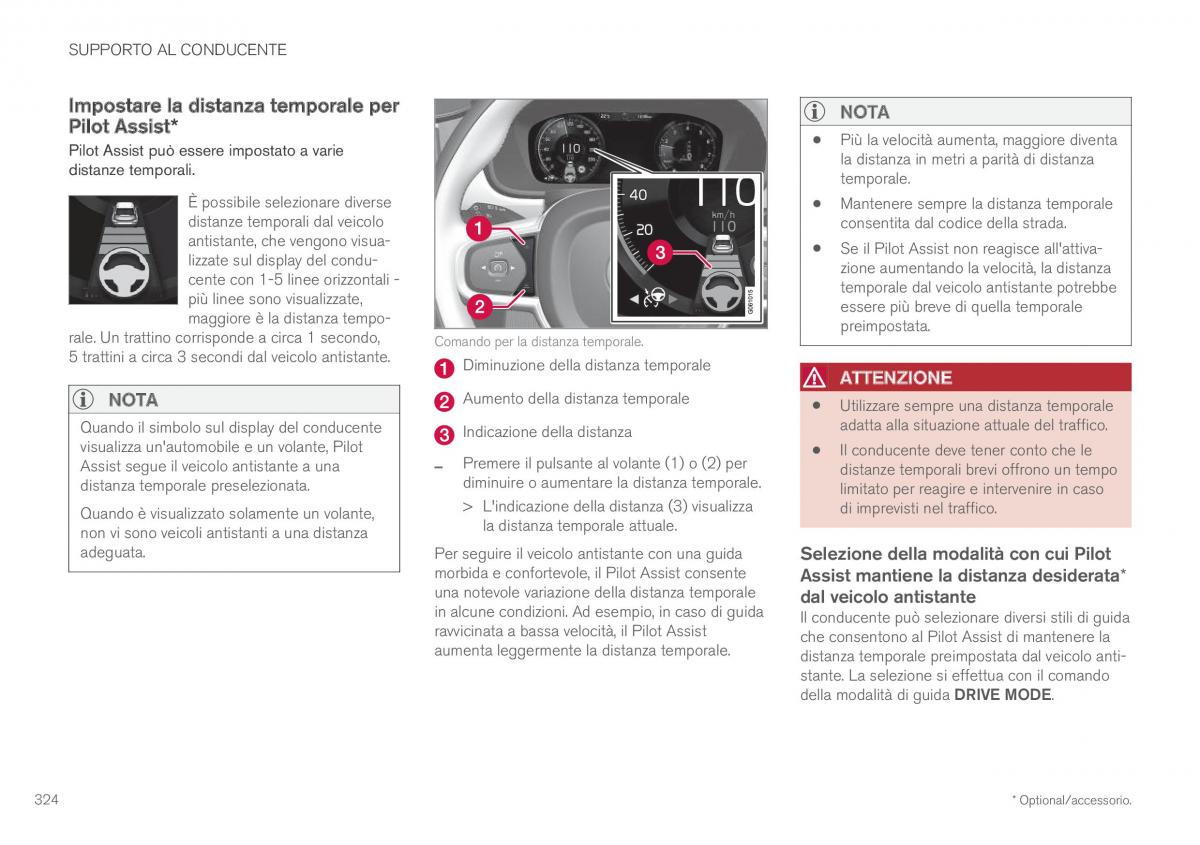 Volvo XC60 II 2 manuale del proprietario / page 326