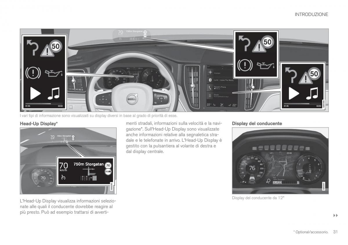 Volvo XC60 II 2 manuale del proprietario / page 33