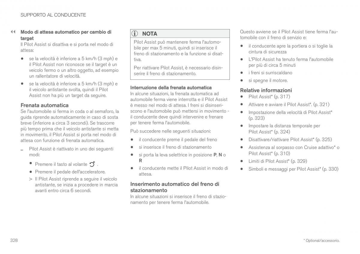 Volvo XC60 II 2 manuale del proprietario / page 330