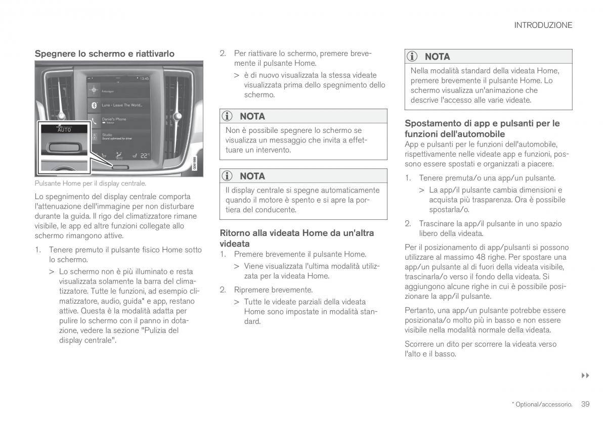 Volvo XC60 II 2 manuale del proprietario / page 41