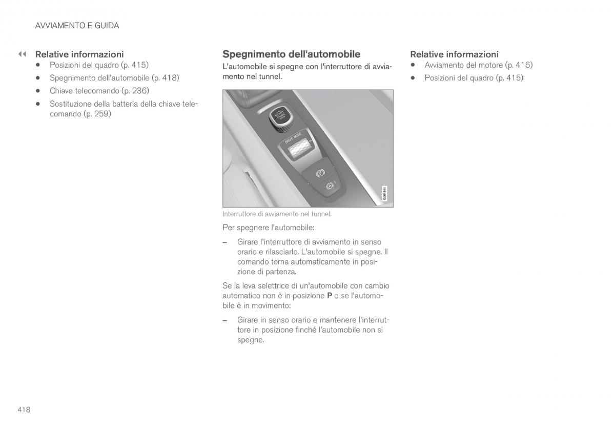 Volvo XC60 II 2 manuale del proprietario / page 420