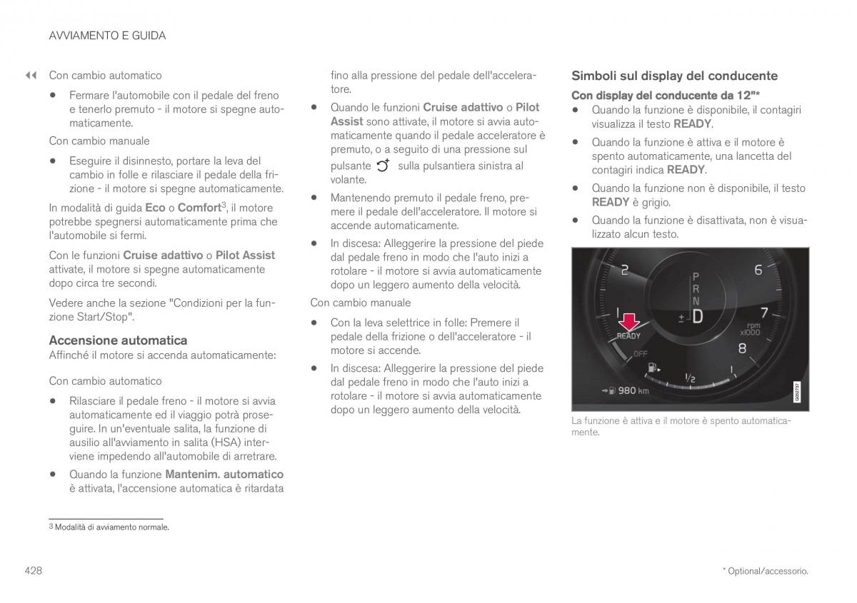 Volvo XC60 II 2 manuale del proprietario / page 430