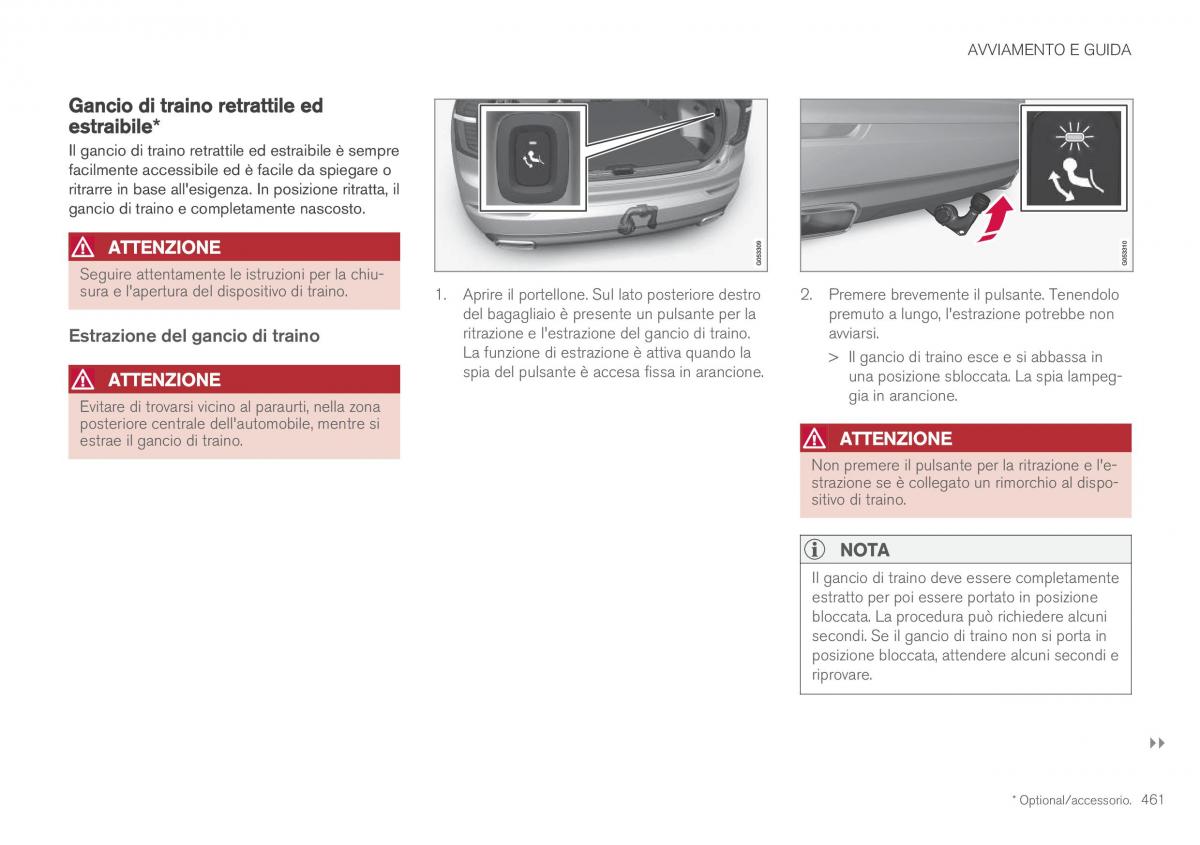 Volvo XC60 II 2 manuale del proprietario / page 463