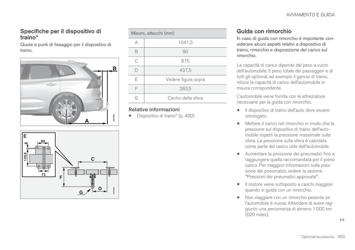 Volvo XC60 II 2 manuale del proprietario / page 465