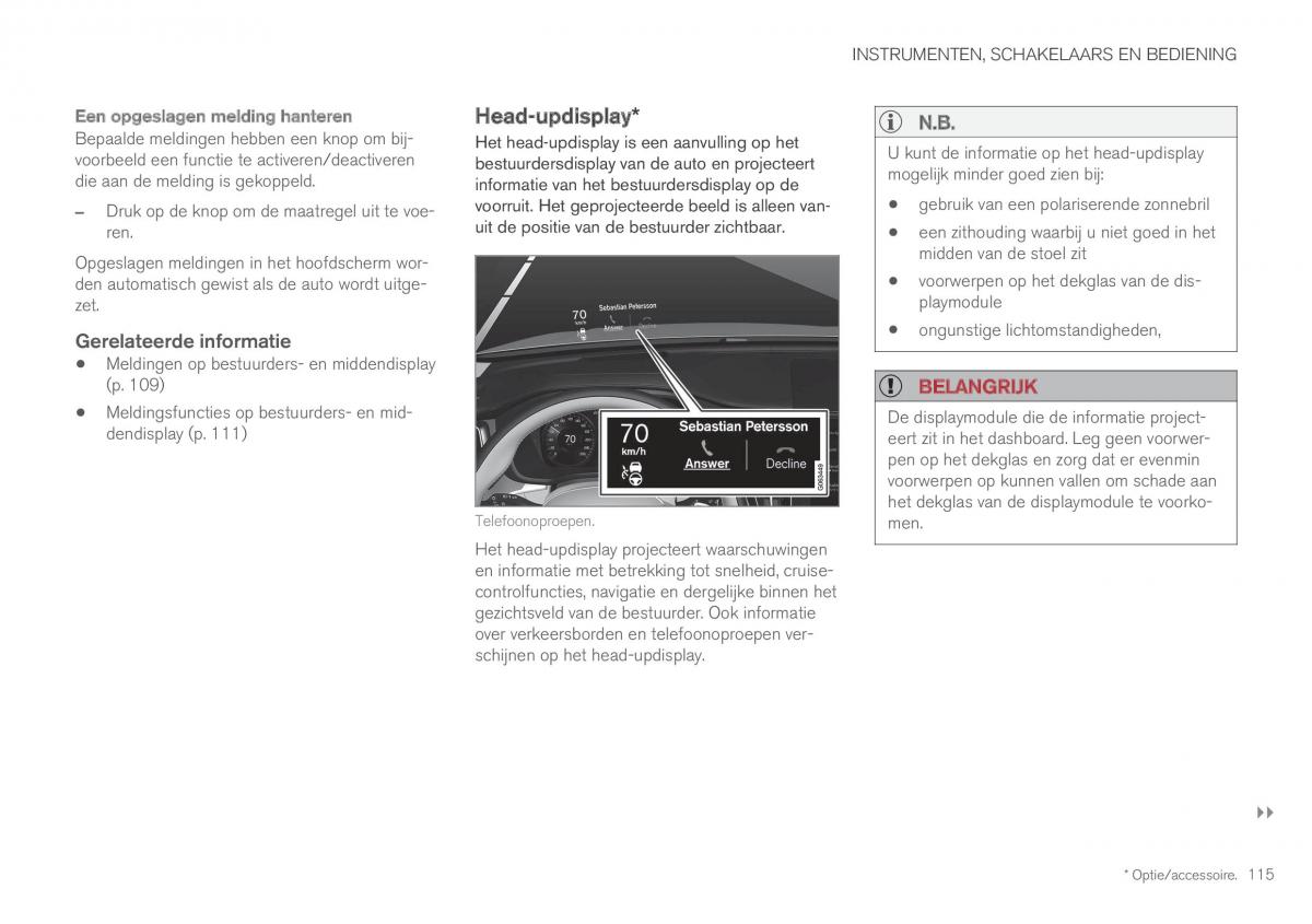 Volvo XC60 II 2 handleiding / page 117