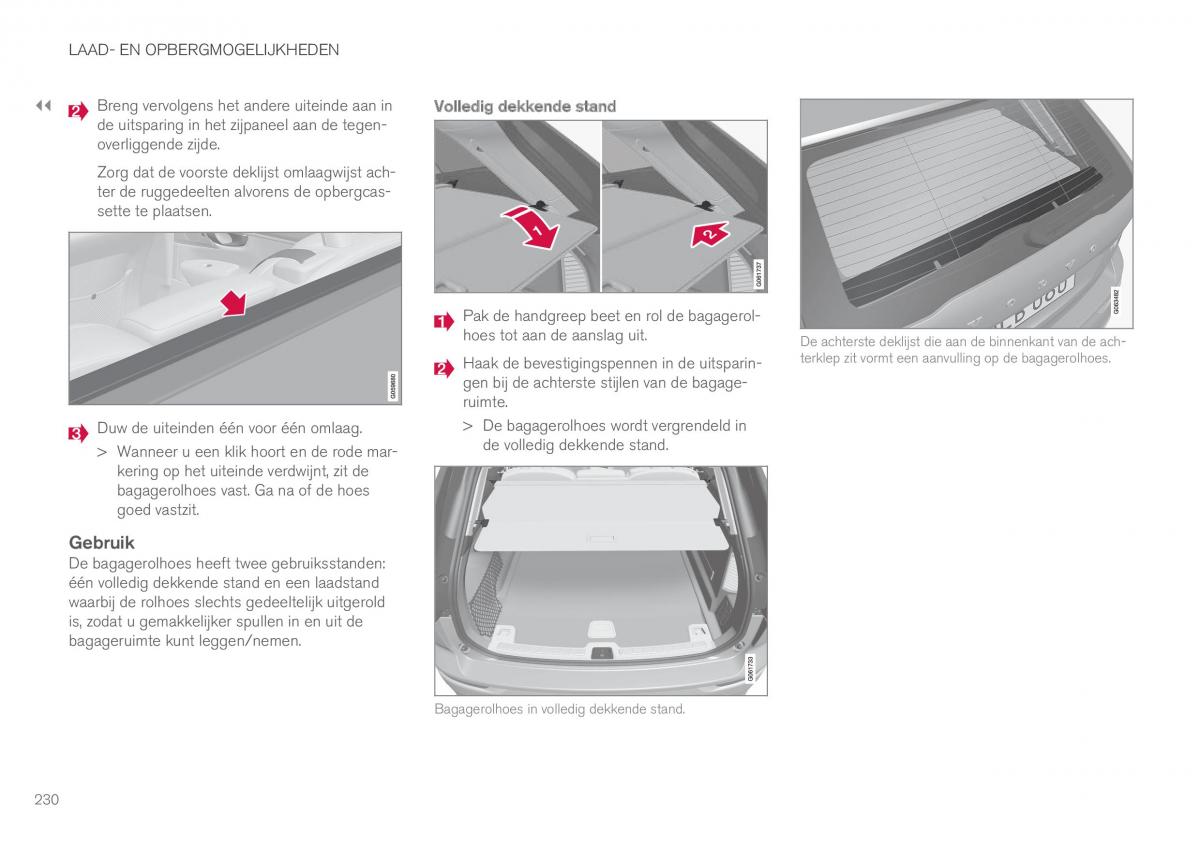 Volvo XC60 II 2 handleiding / page 232