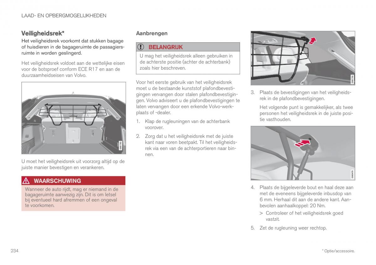 Volvo XC60 II 2 handleiding / page 236