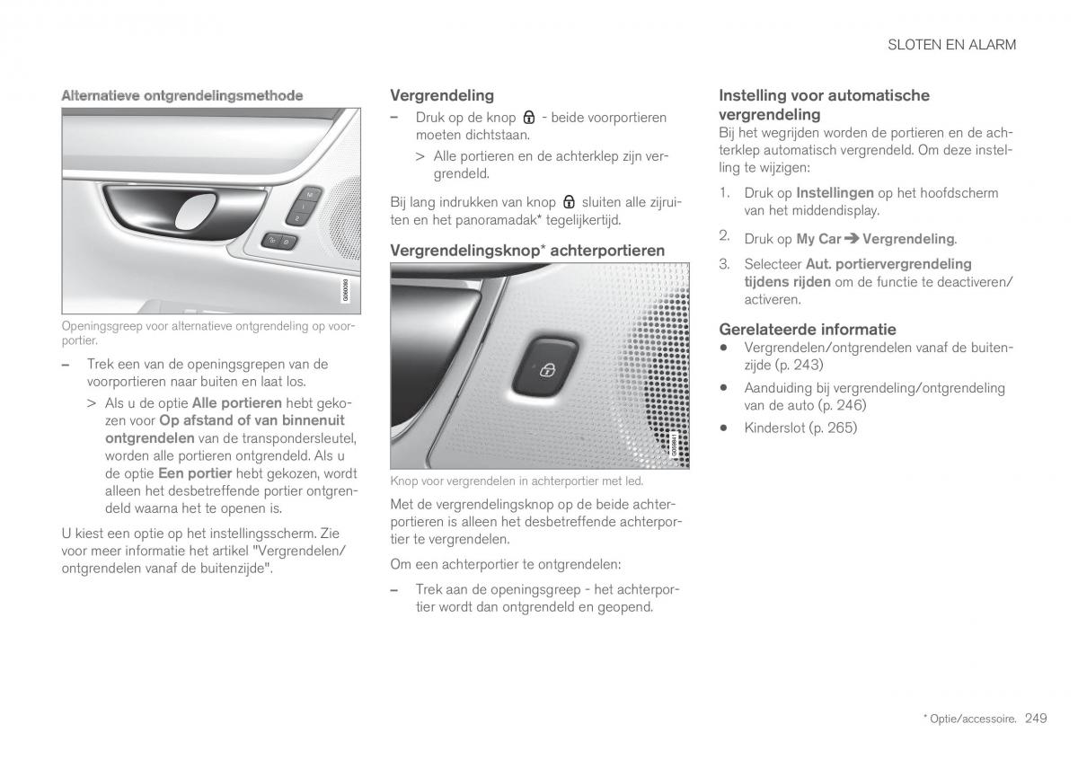 Volvo XC60 II 2 handleiding / page 251