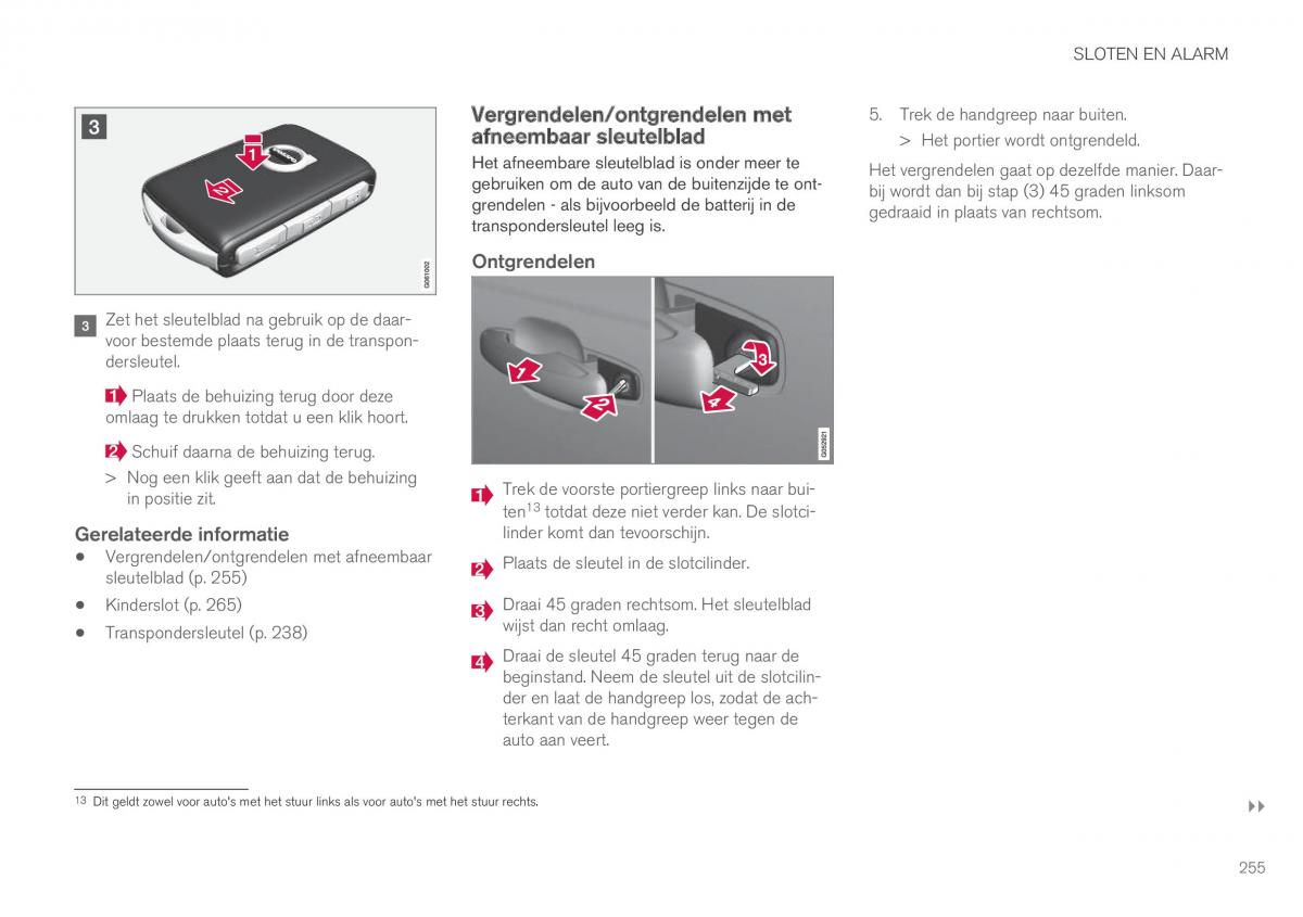 Volvo XC60 II 2 handleiding / page 257