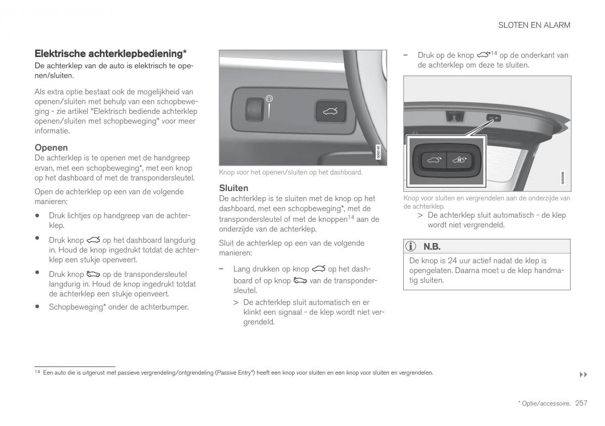 Volvo XC60 II 2 handleiding / page 259