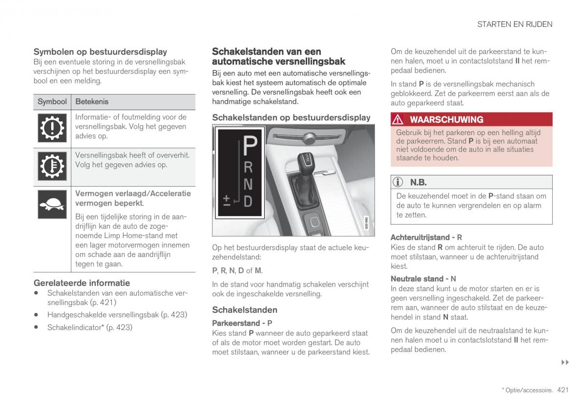 Volvo XC60 II 2 handleiding / page 423