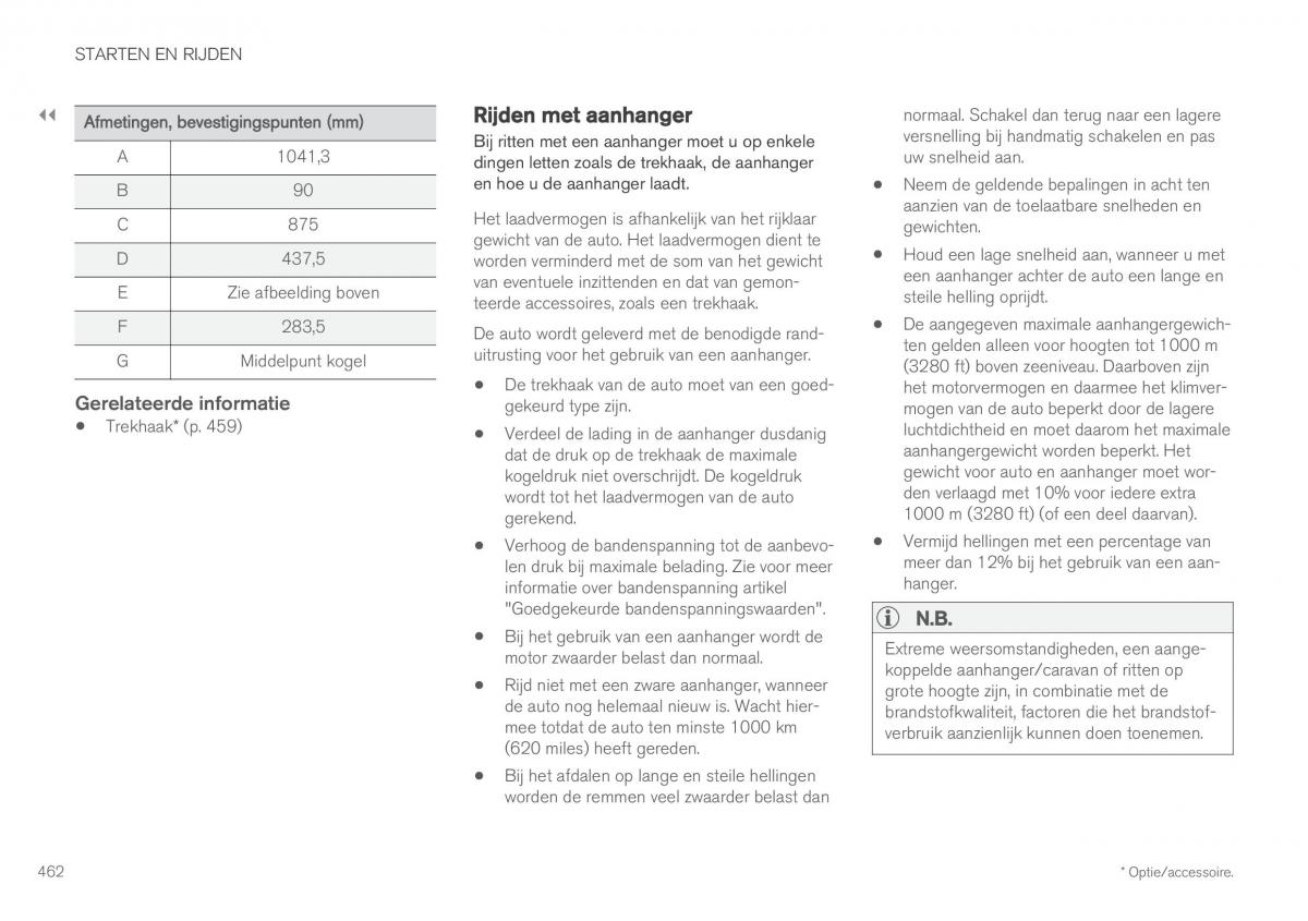 Volvo XC60 II 2 handleiding / page 464