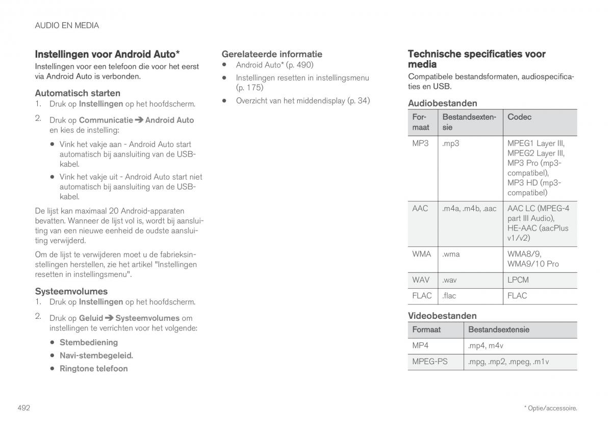 Volvo XC60 II 2 handleiding / page 494