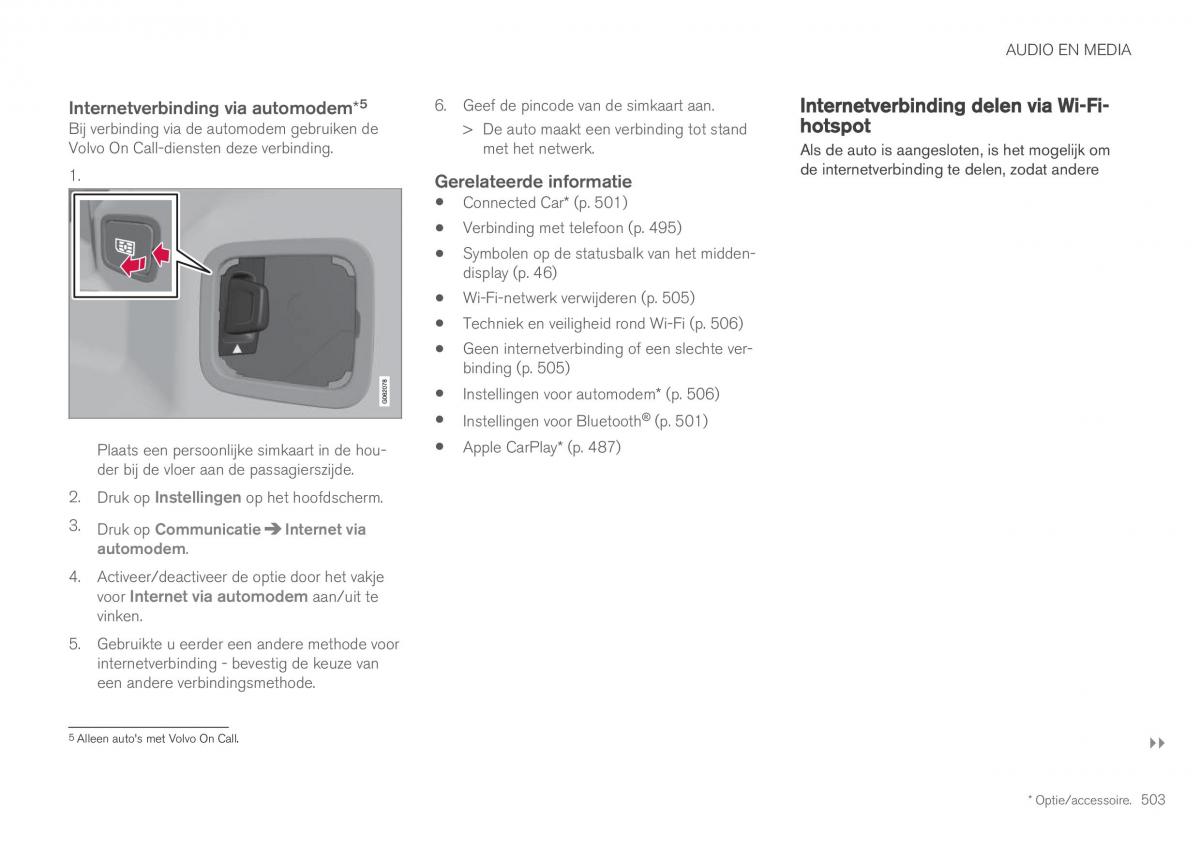 Volvo XC60 II 2 handleiding / page 505