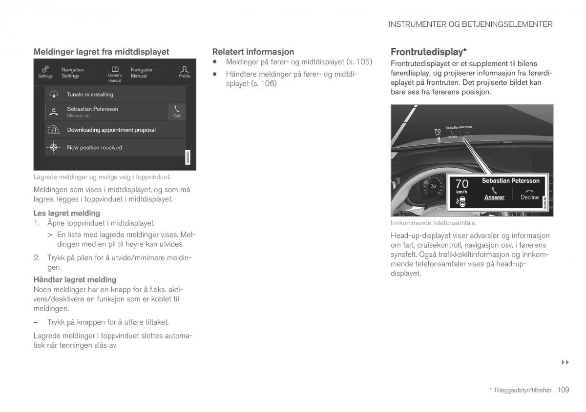 Volvo XC60 II 2 bruksanvisningen / page 111