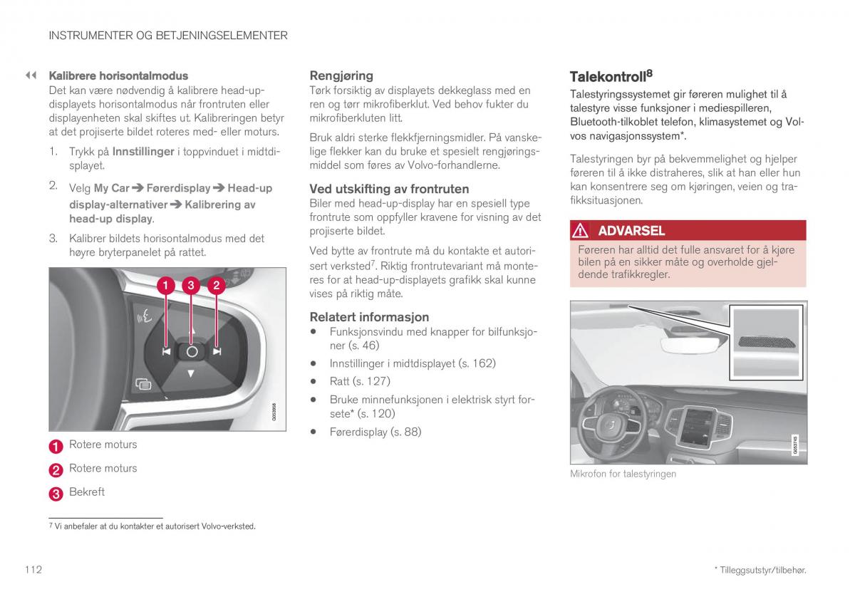 Volvo XC60 II 2 bruksanvisningen / page 114