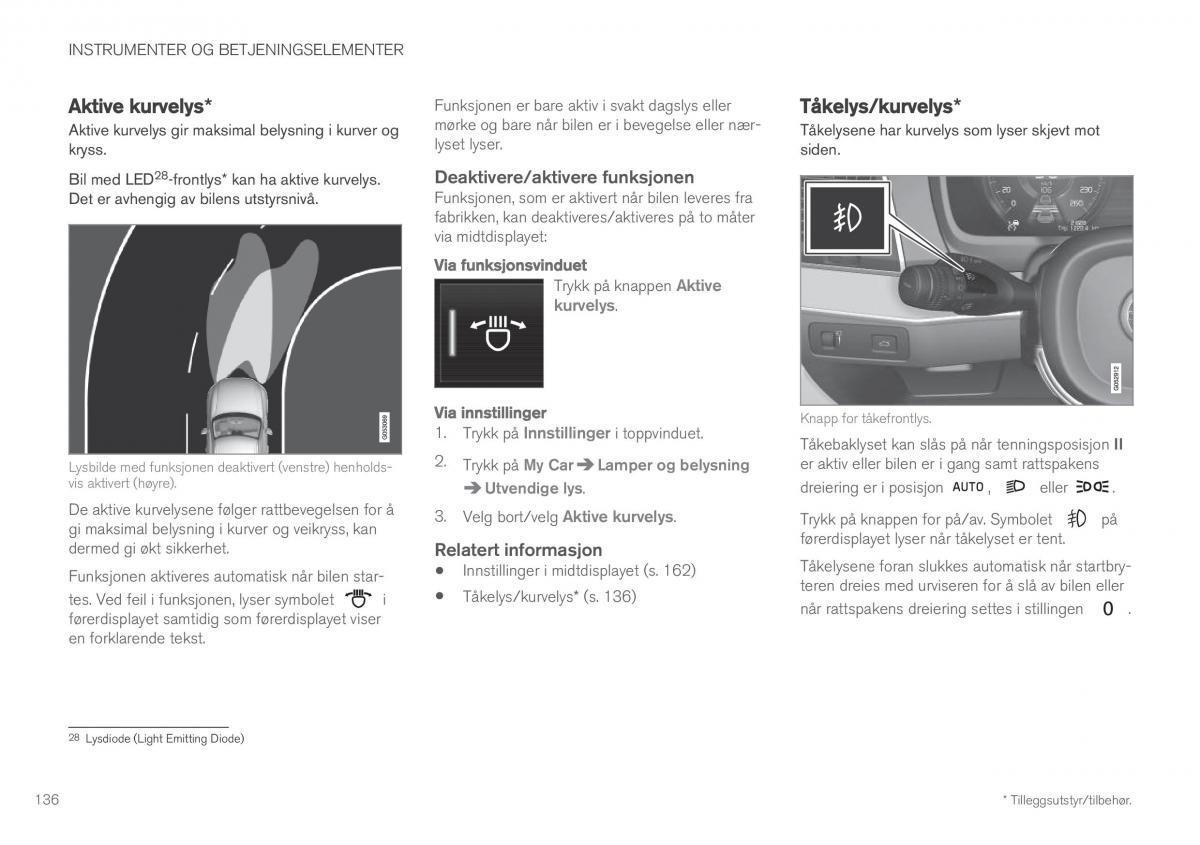 Volvo XC60 II 2 bruksanvisningen / page 138