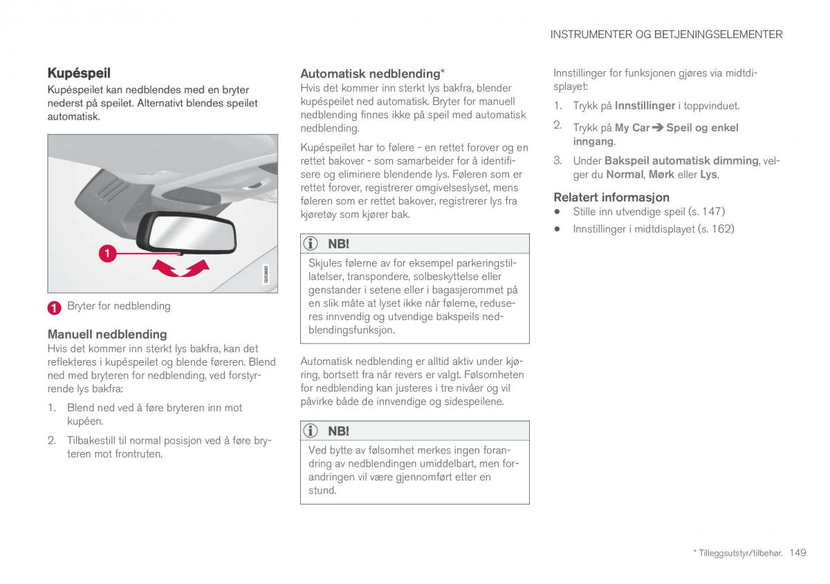 Volvo XC60 II 2 bruksanvisningen / page 151