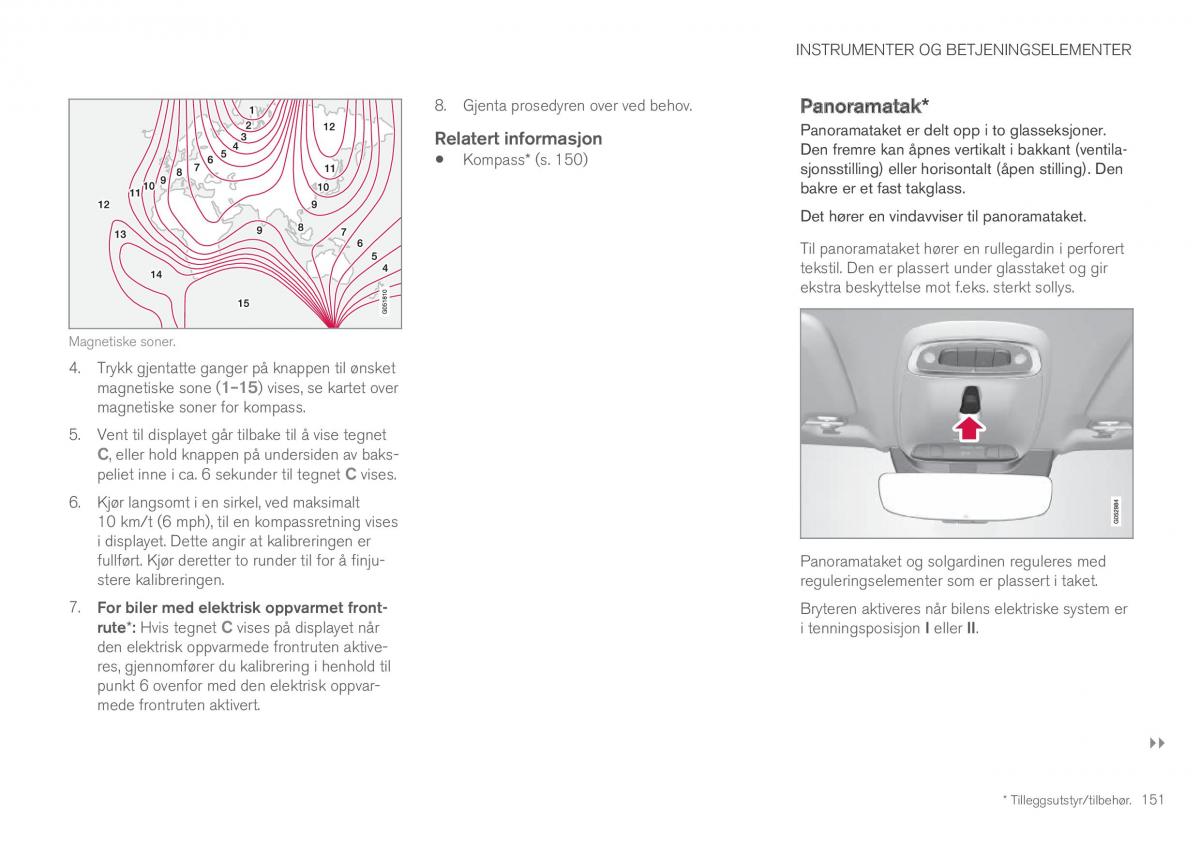 Volvo XC60 II 2 bruksanvisningen / page 153