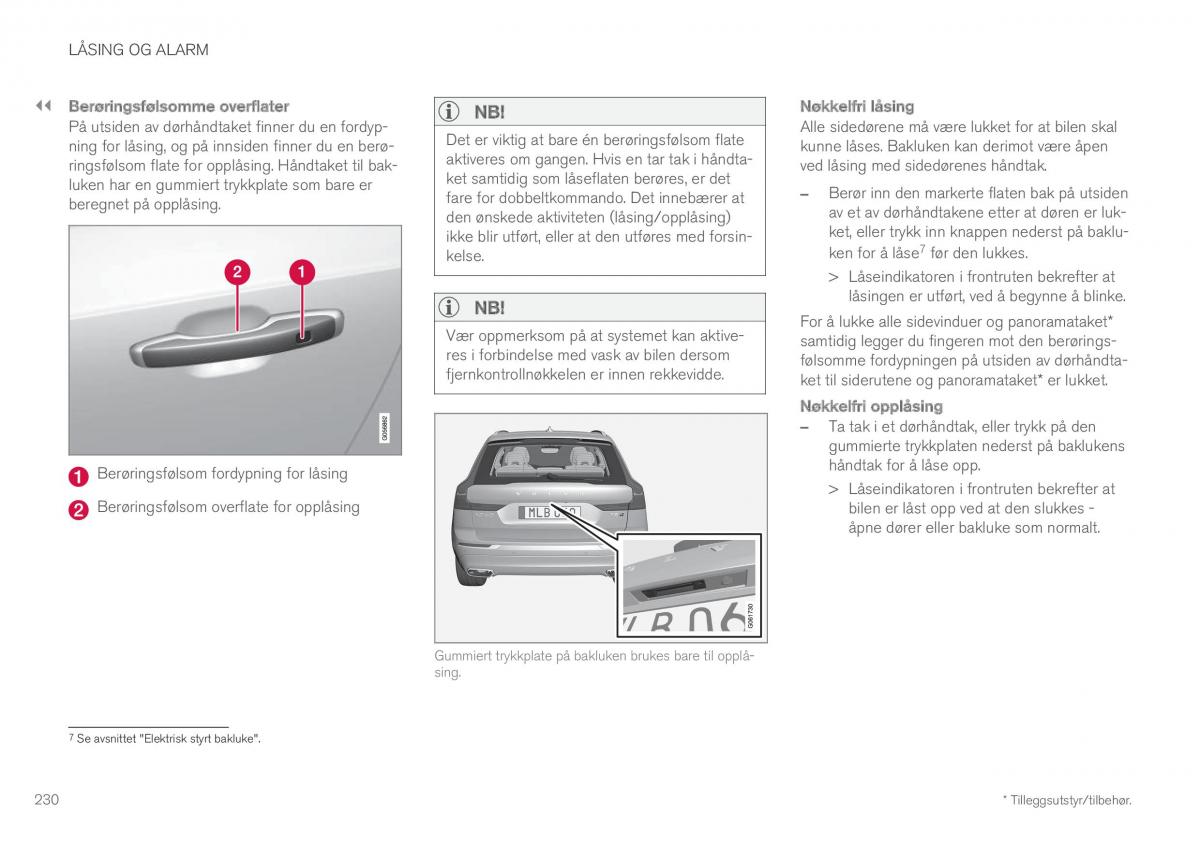 Volvo XC60 II 2 bruksanvisningen / page 232